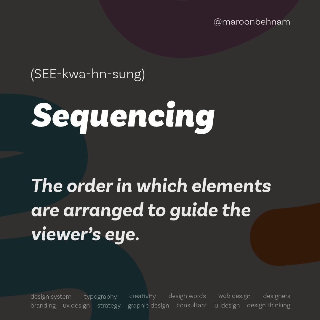 maroonbehnam's tweet image. Guide the gaze, tell the story. 👁️
#Sequencing #UXDesign #VisualFlow #DesignRhythm #ContentOrder