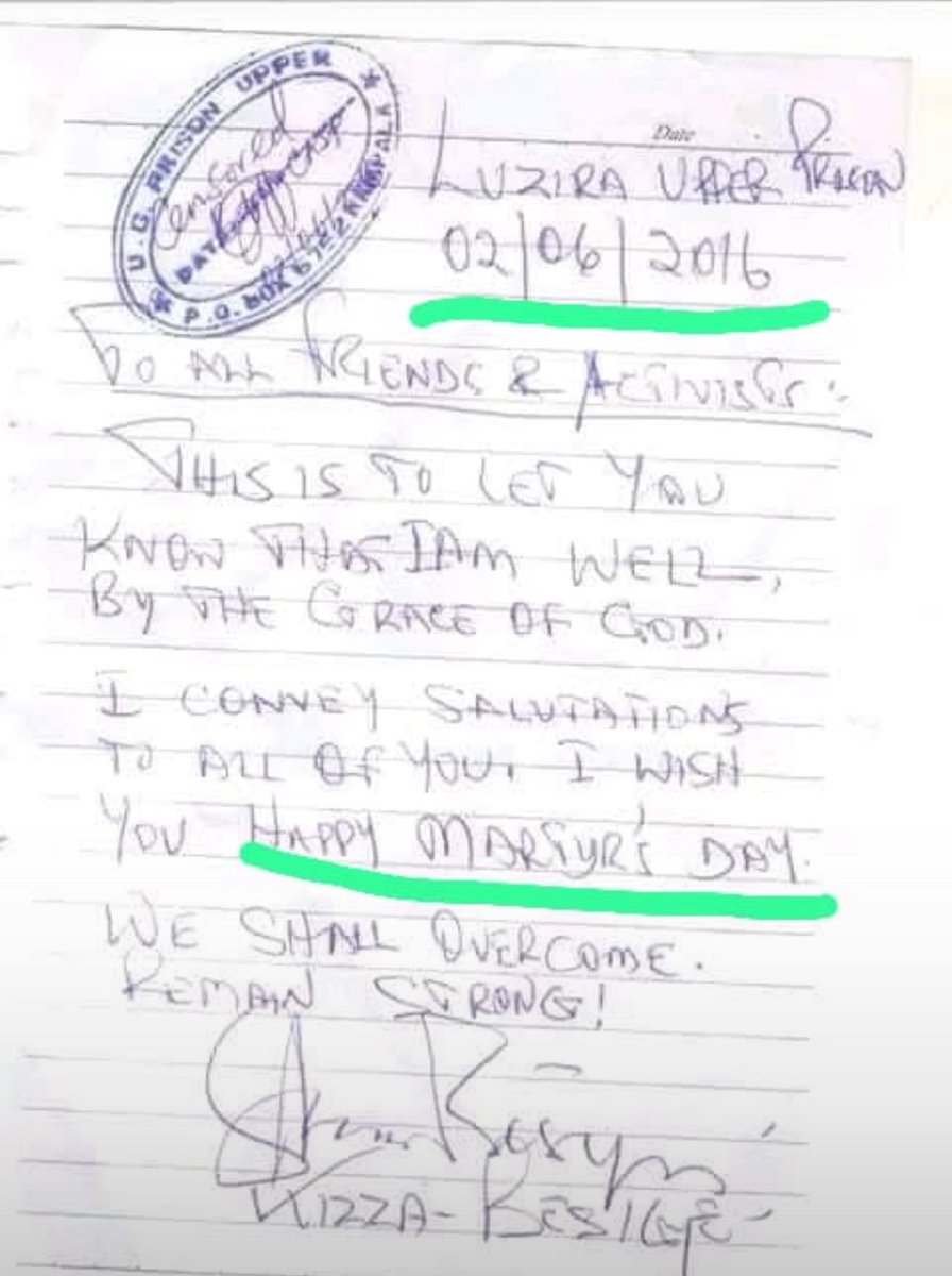 And a Happy Martyrs Day to you too…