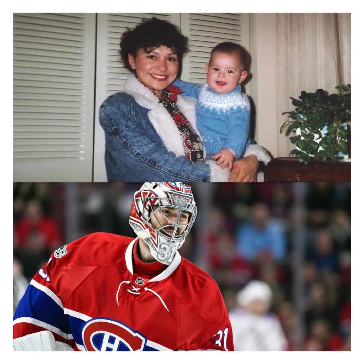 Chief of the Ulkatcho (Anahim) First Nation, Lynda Price, and her son Carey in the late 1980s in BC.  Lynda, an experienced advocate for indigenous rights, received her law degree in 2015 and was re-elected as Chief in 2019.  Her son, Carey, was an NHL goalie.