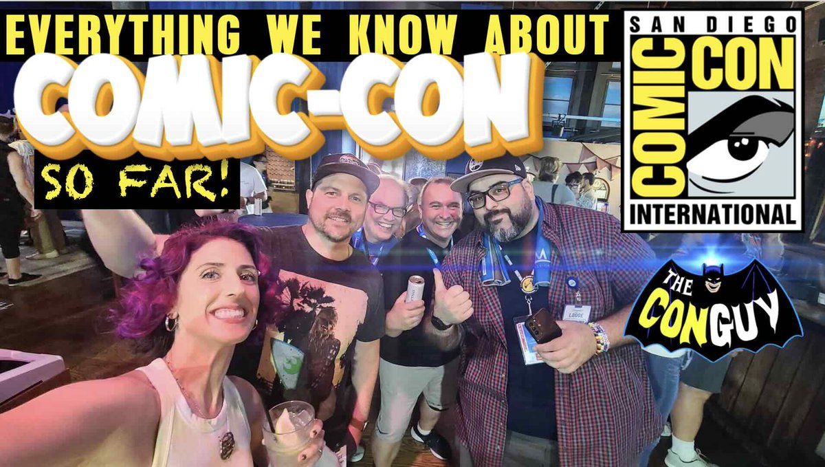 Join us LIVE tonight! We break down everything we know about #sandiegocomiccon SO FAR! 
#sdcc2025 #comiccon #sanDiego #sdcc 

youtube.com/watch?v=5A8Itx…