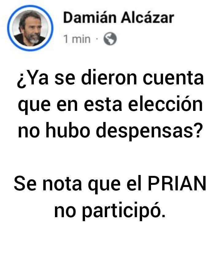 Tiene razón Damián. 

¿Saben qué tampoco hubo?

Votantes