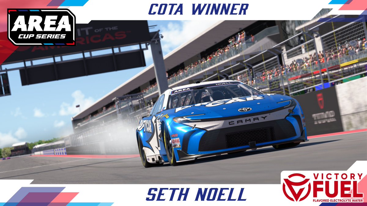 🏁 SETH NOELL PICKS UP HIS THIRD AREA CUP SERIES WIN OF THE SEASON TONIGHT AT COTA! 

Celebrate like a champion with 10% off Victory Fuel! 💪📷drinkvictory.com/discount/AREAi… | Code: AREAiRacing <a href="/Drink_Victory/">Victory Fuel</a>