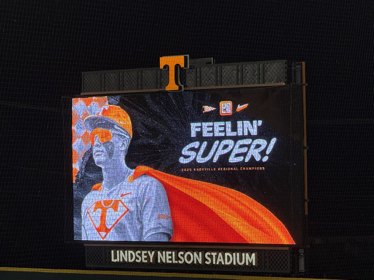 SECandMLBBlog's tweet image. That’s a top 3, maybe second best game I’ve been to in Lindsey Nelson Stadium. The team came through with big hits, incredible pitching, and one of the best crowd atmospheres made it what it was. Regional Champs. #Vols