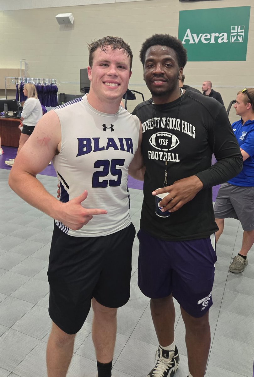 Had a great camp and nice finally meeting <a href="/iWestonBridges/">Coach Bridges</a> thanks for putting it on! Loved the competition. Can’t wait to get back up to Sioux Falls!