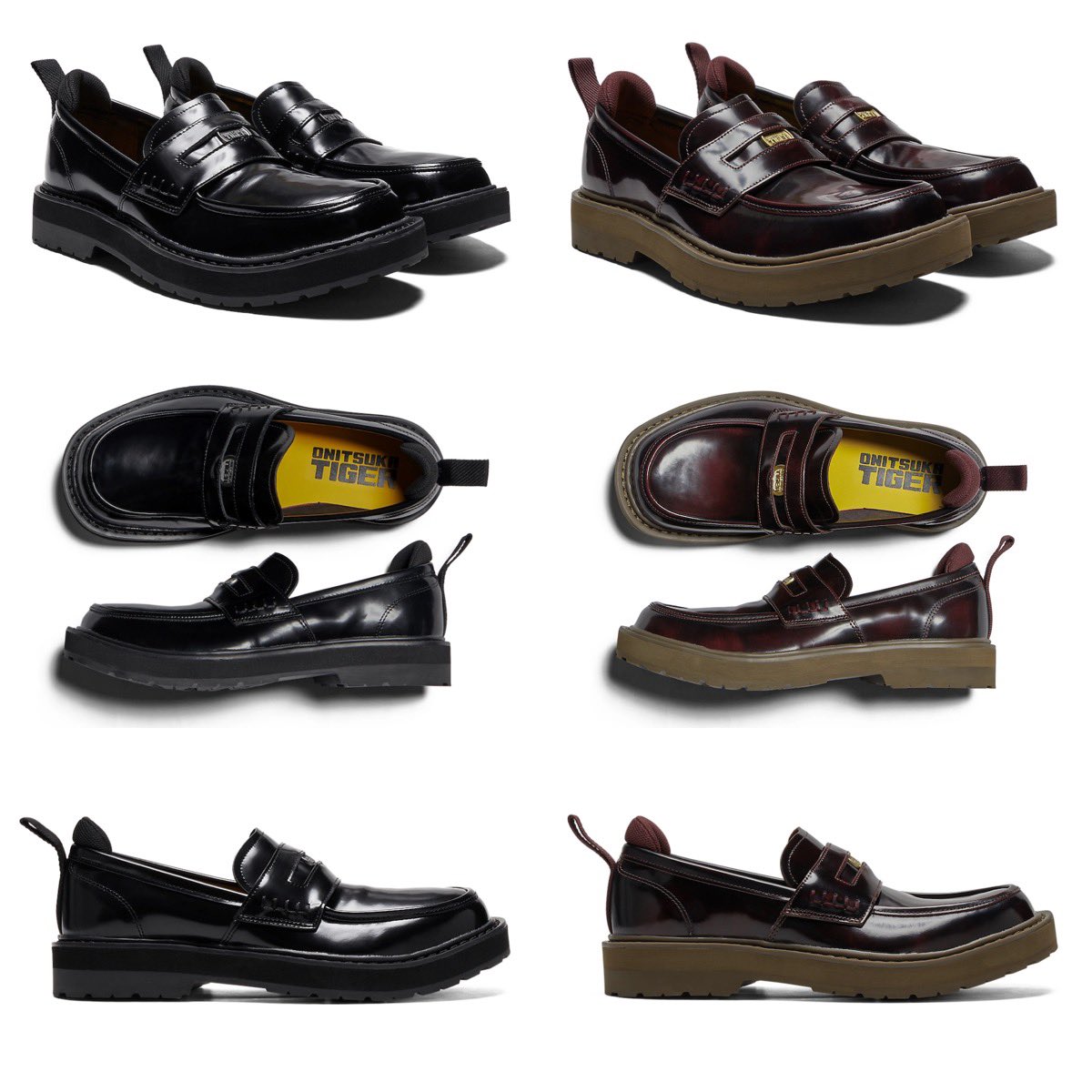Onitsuka Tiger 上質なレザーを使用した『TIGER LOAFER™ & TIGER DERBY
