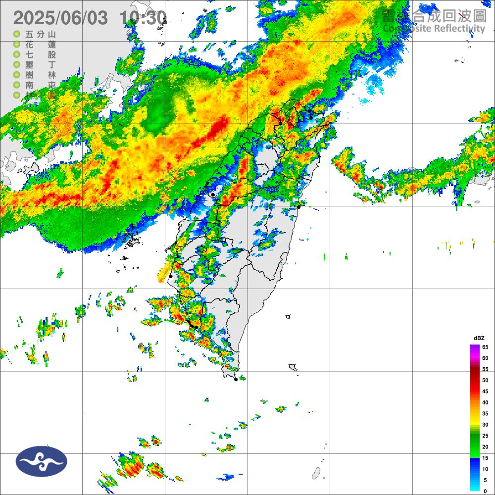 Heavy rains are now pouring down all over Taiwan. Hooray for the reservoirs!