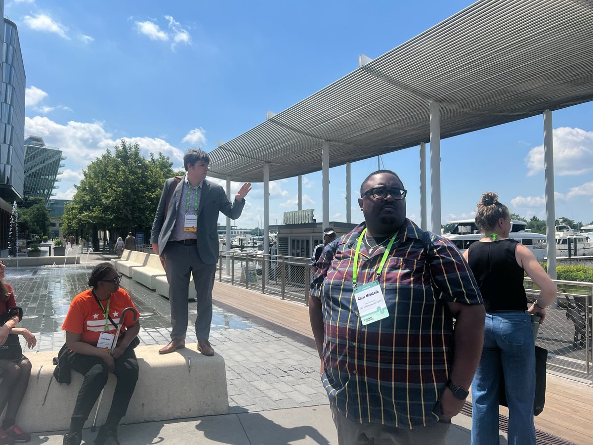 Big thanks to NACTO for joining us on the walking tours through Southwest DC! It was a privilege to showcase our work on the DC MID, including our pilots and partnerships with Circuit and Zipcar.

We capped off the week with an incredible dinner at ilili—thank you to everyone who