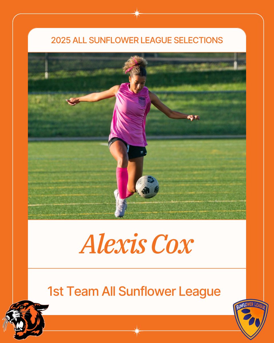 Huge Congrats to our 3 standout players from the SMNW Girls Soccer team for being named to the All-Sunflower League 1st Team! Your hard work and dedication this season have truly paid off. We are so proud of you!