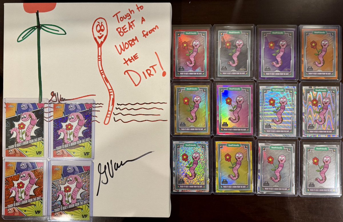 MikeJY (@mikejy1984) on Twitter photo My story will always start with the Worm from the Dirt, the <a href="/veefriends/">VeeFriends</a> character I connect with most
When you come from the dirt, you gain qualities and traits that canโt be taught, they have to be earned
Superfractor & /5 Manga away from the double rainbow
๐๐โโฌ๐ชฑ My story will always start with the Worm from the Dirt, the <a href="/veefriends/">VeeFriends</a> character I connect with most
When you come from the dirt, you gain qualities and traits that canโt be taught, they have to be earned
Superfractor & /5 Manga away from the double rainbow
๐๐โโฌ๐ชฑ