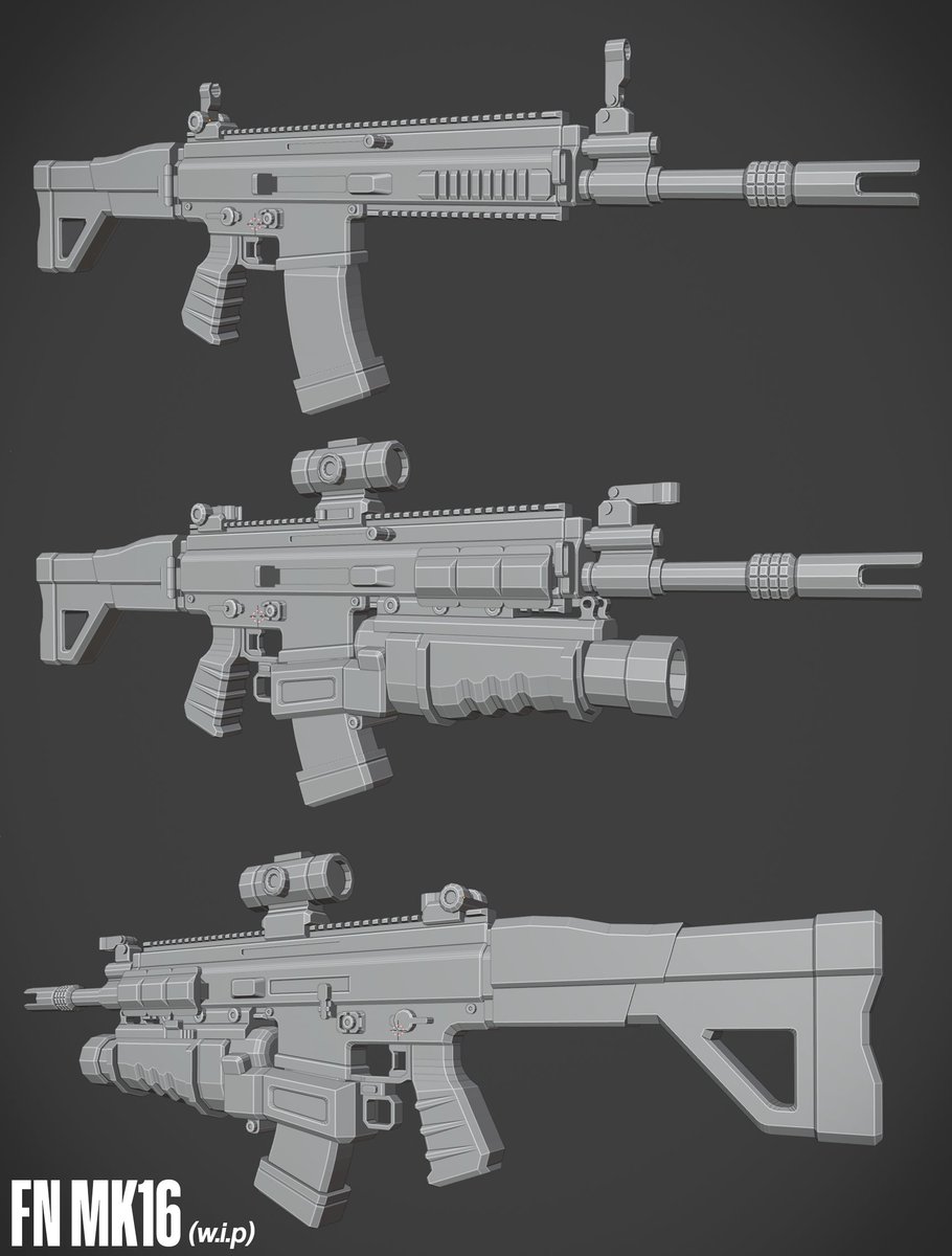 Average_Pixel's tweet image. workin on a MK16 🔫

UV unwrapping sucks : (