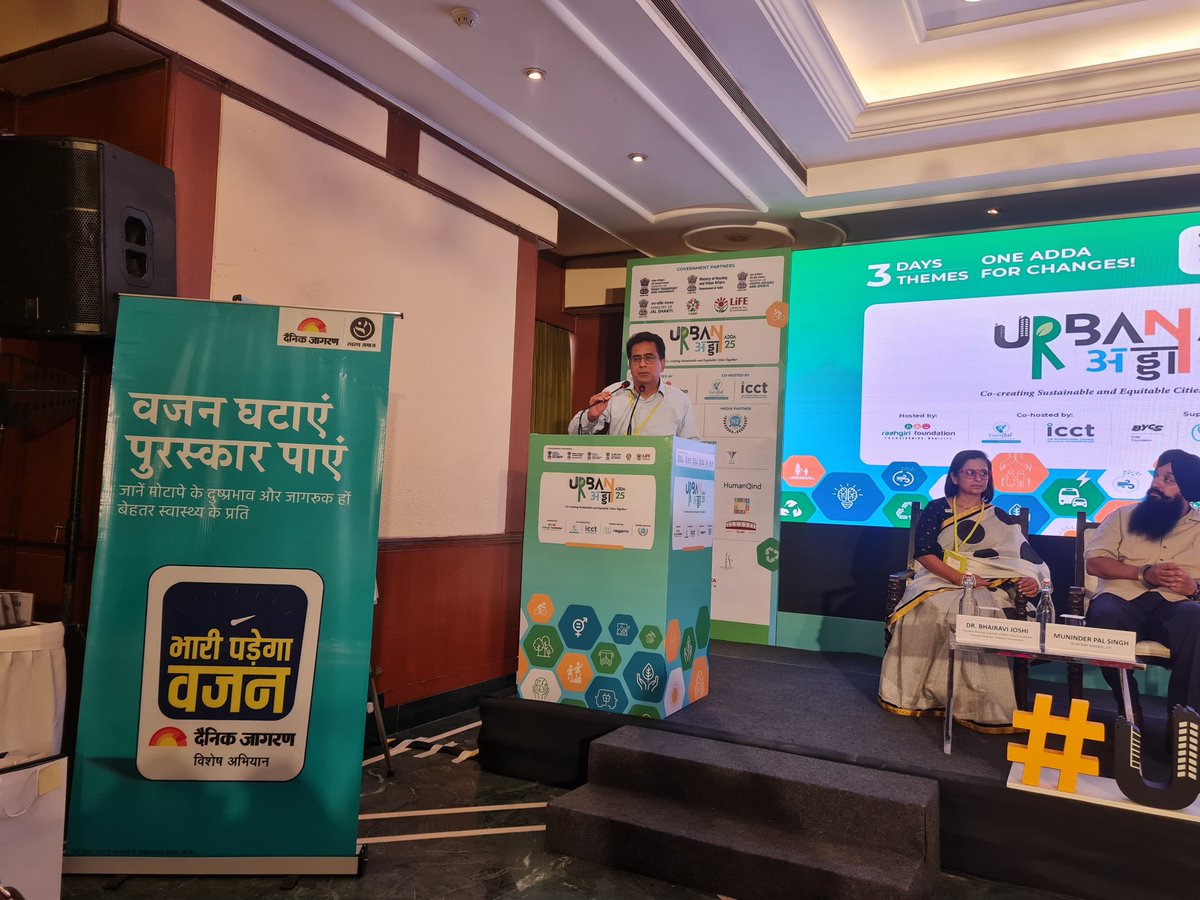Raahgiri_Fdn's tweet image. #LIVE from #URBANADDA

&quot;If our roads are built better for #cycling, #walking, and other non-motorized transport, our urban #infrastructure in India will not just improve, it will thrive.&quot;

— @manashuman, CEO, @Nagarro, at Urban Adda

#WorldBicycleDay I #WBD I @MORTHIndia I…