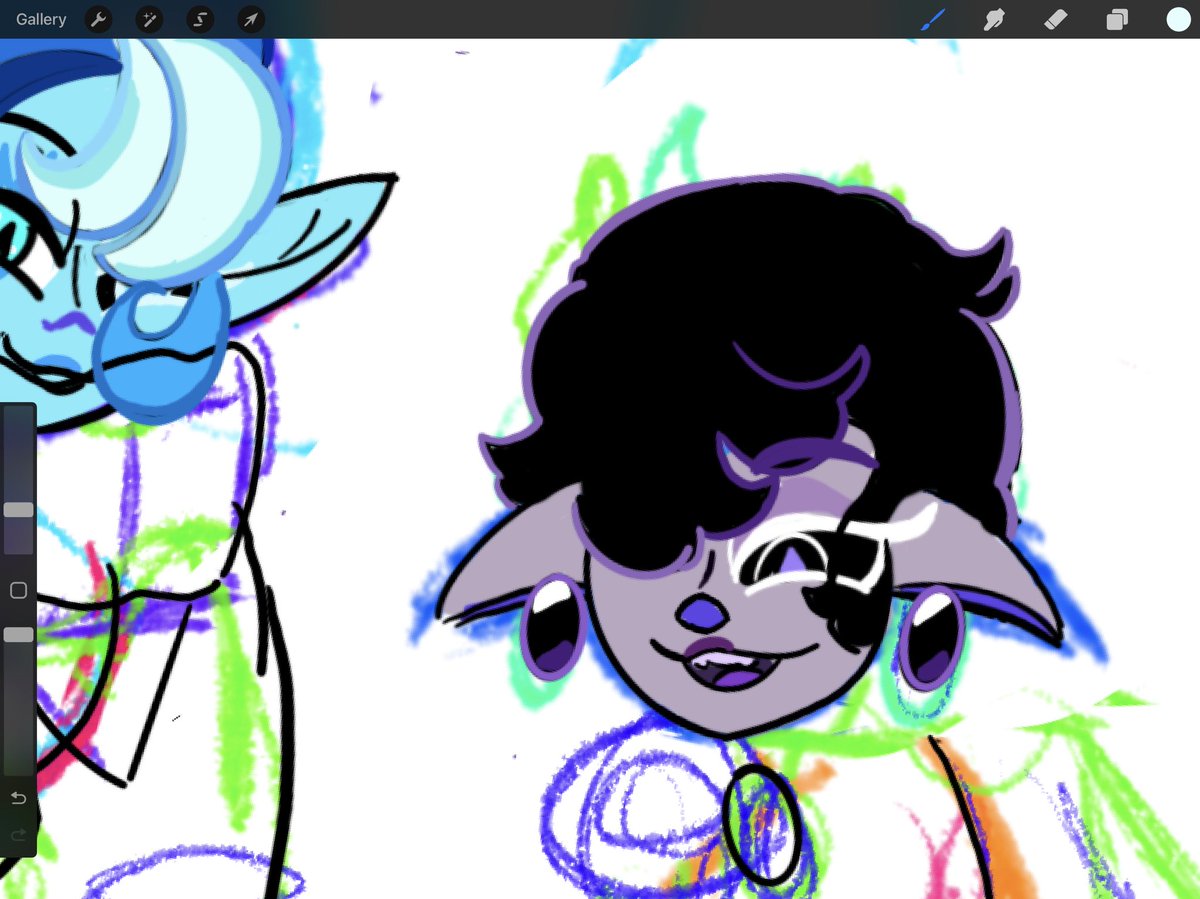 luc_venus's tweet image. This is not finished yet, but I adore how I drew all their ears pointed, but they’re all different. #shadowmilkcookie #blacksapphirecookie #candyapplecookie #cookierunkingdom
