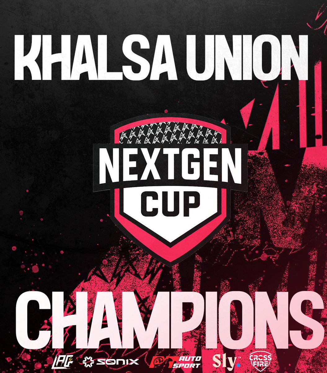 AMPD Esports (@ampedesportsna) on Twitter photo 🏆VICTORY FOR KHALSA UNION!
Congratulations to Team Khalsa Union on winning the first ever AMPD NextGen Cup Powered by <a href="/PlayCrossfireGG/">CROSSFIRE GG</a>. We will see you in September for season 2! 🏆VICTORY FOR KHALSA UNION!
Congratulations to Team Khalsa Union on winning the first ever AMPD NextGen Cup Powered by <a href="/PlayCrossfireGG/">CROSSFIRE GG</a>. We will see you in September for season 2!