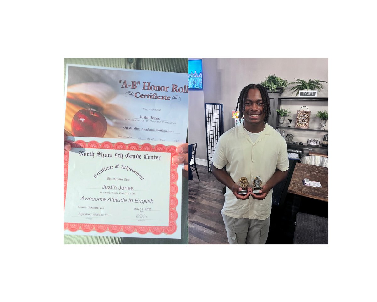 9th grade complete! Wrapped up the year with Honor Roll, Varsity Football, and snagged Defensive MVP and Rookie of the Year for Varsity Lacrosse. Let’s go!