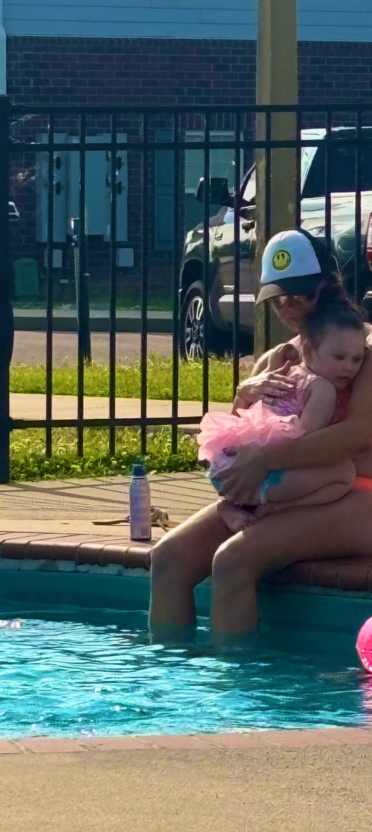 tiffanyhamlet's tweet photo. when the baby wants her aunties to take her swimming, we go swimming. https://t.co/X5hicXA8xP