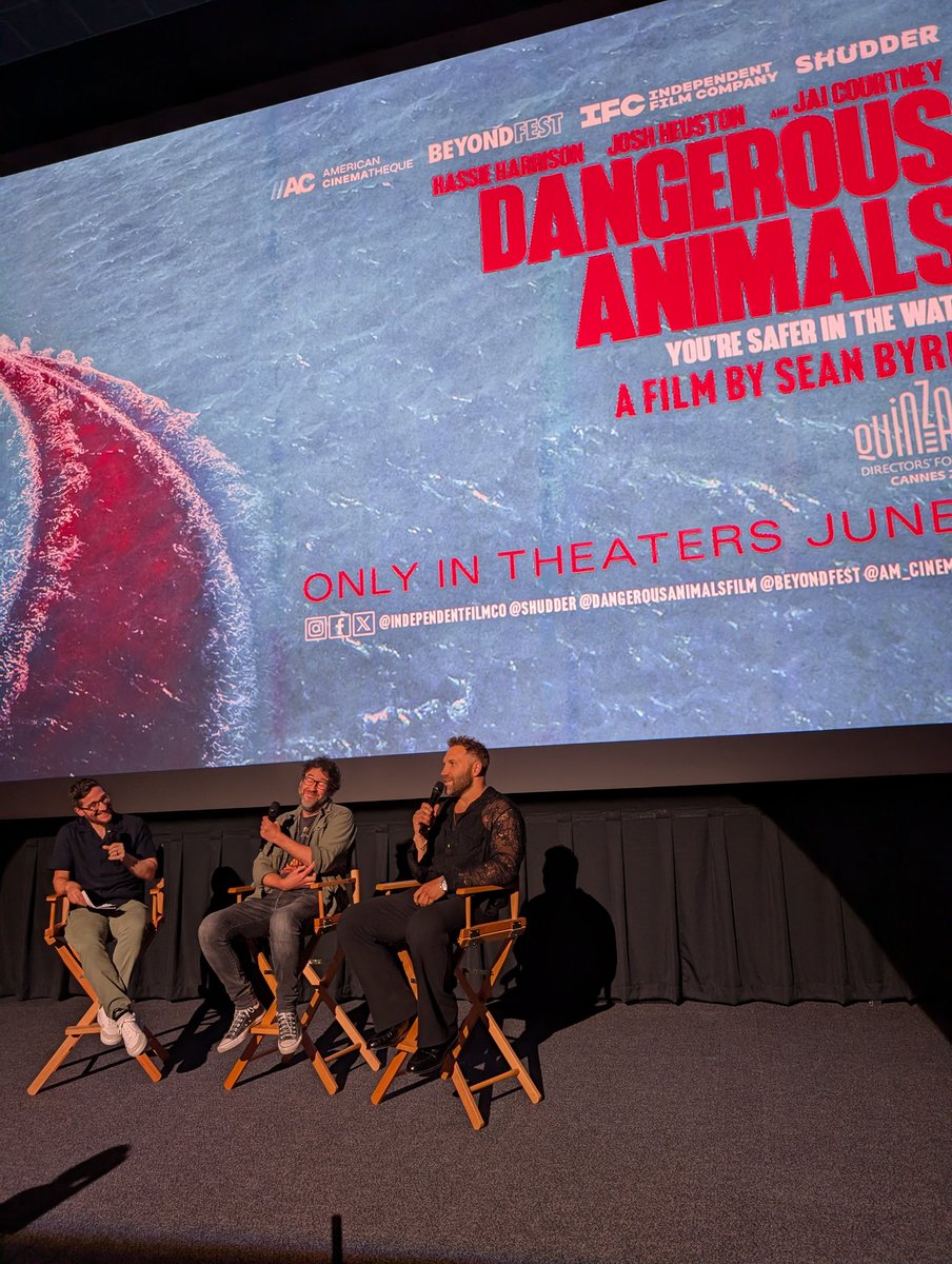 Sean Byrne, you sicko (complimentary).

#DangerousAnimals is a bloody good time. Sharks 🤝 serial killer. Swimming into theaters June 6.

P.s. If you haven't seen Byrne's 2009 debut, The Loved Ones, treat yourself to a held-captive Aussie double feature.