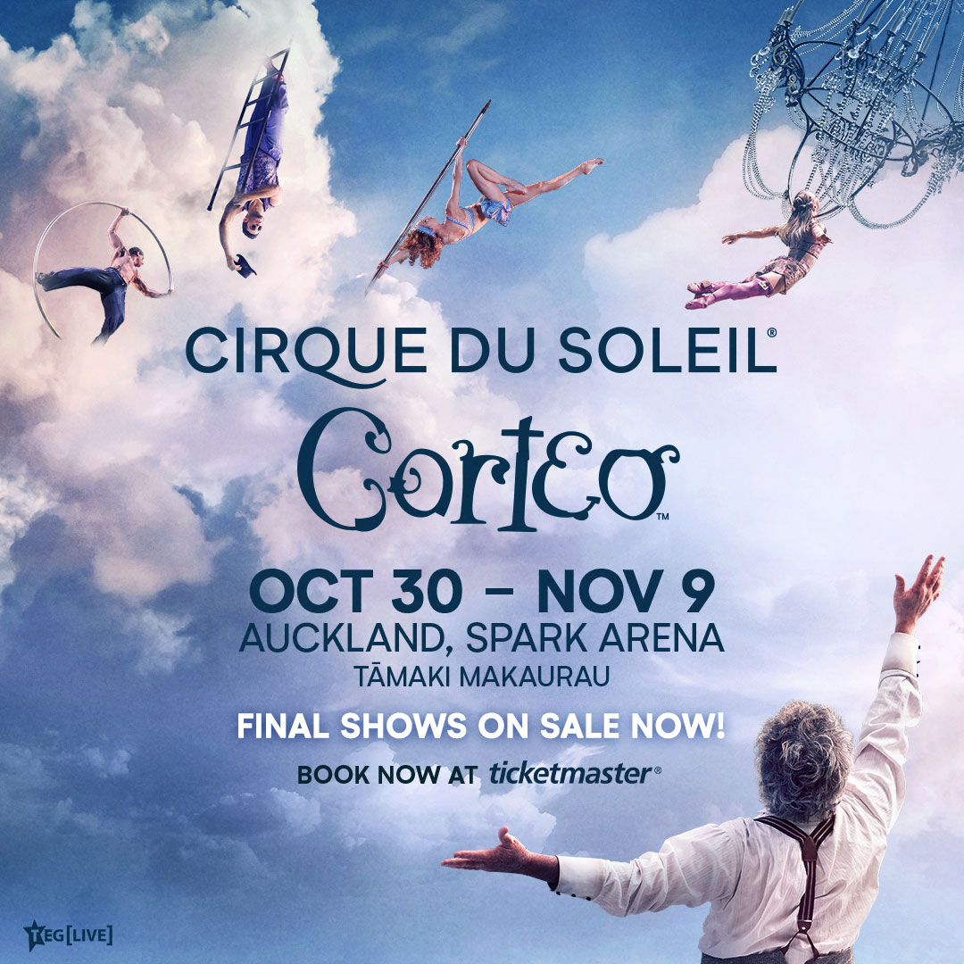 Ticketmaster NZ (@ticketmaster_nz) on Twitter photo NEW SHOWS ADDED ๐ช Experience the magic, wonder, and spectacle of <a href="/Cirque/">Cirque du Soleil</a> du Soleil CORTEO โ now with additional performances at Aucklandโs Spark Arena!
๐
Thu 30 Oct - Sun 9 Nov, 2025
๐ Spark Arena, Auckland
๐๏ธ tktmstr.co/CDSCorteo NEW SHOWS ADDED ๐ช Experience the magic, wonder, and spectacle of <a href="/Cirque/">Cirque du Soleil</a> du Soleil CORTEO โ now with additional performances at Aucklandโs Spark Arena!
๐
Thu 30 Oct - Sun 9 Nov, 2025
๐ Spark Arena, Auckland
๐๏ธ tktmstr.co/CDSCorteo