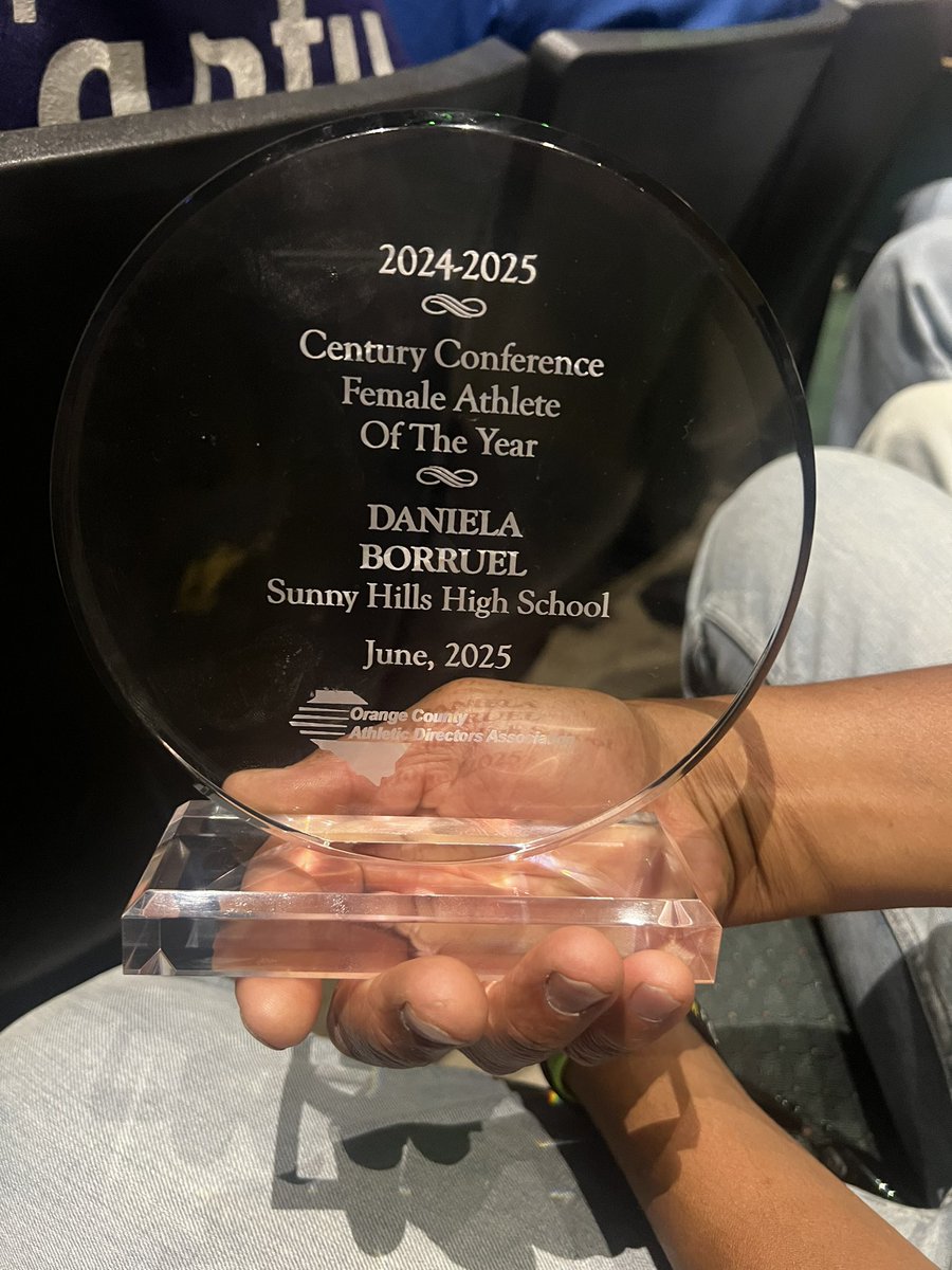 SH_AD (@sunnyhillsad) on Twitter photo Congratulations Daniela Borruel Century Conference Female Athlete of the Year! 2 x CIF Champ, 2 x CIF & OC Player of the Year 2 x CIF Finalist! Headed to USC in the Fall to play Tennis! Congratulations!
<a href="/sunnyhillshs/">Sunny Hills HS</a> <a href="/fjuhsd/">Fullerton Joint Union High School District</a> <a href="/OCSportsZone/">OC Sports Zone</a> <a href="/ocvarsity/">ocvarsity</a> <a href="/AccoladeSports/">Sunny Hills Athletics | News, Scores, and More</a> <a href="/ocvarsityguy/">Dan Albano</a> Congratulations Daniela Borruel Century Conference Female Athlete of the Year! 2 x CIF Champ, 2 x CIF & OC Player of the Year 2 x CIF Finalist! Headed to USC in the Fall to play Tennis! Congratulations!
<a href="/sunnyhillshs/">Sunny Hills HS</a> <a href="/fjuhsd/">Fullerton Joint Union High School District</a> <a href="/OCSportsZone/">OC Sports Zone</a> <a href="/ocvarsity/">ocvarsity</a> <a href="/AccoladeSports/">Sunny Hills Athletics | News, Scores, and More</a> <a href="/ocvarsityguy/">Dan Albano</a>
