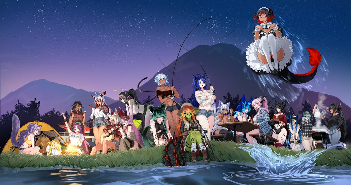 Liizu10's tweet image. Camping Trip!
@ADC_Vr @AkaneChibaVR @_AlexaVR_ @Wywern5 @CrowBeBored @DerpyTrixGMR @paradox_beat @DigitalEris @gobzillaVR @_Gap_Gap @GenericRL @YandereLyn @MrMeVR @Nimewe @RadieVolgue @RumaVR @siffty_ @_Sionnach_ @SpearmintVR
Thank you! 🎨: @nonbi_re