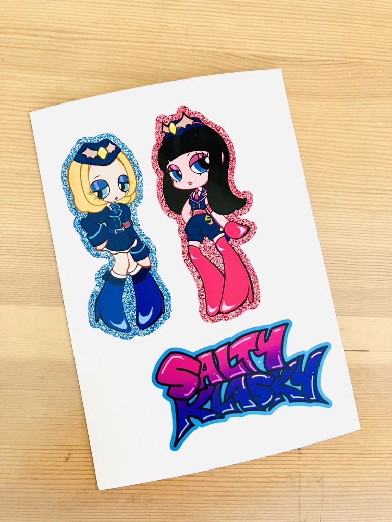 いむさん（<a href="/i6_imu/">いむ</a>）のネットプリントをしてきました！！クラクラの2人が可愛くデフォルメされていて素敵なイラストです🥰🥰
本当にありがとうございます！