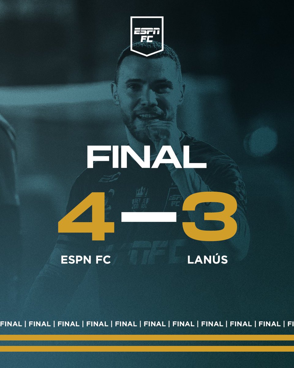 ¡GANOOOO ESPN! 💪🏼✅

Fue 4-3 ante Lanús con goles de Santi Amante, Marcelinho y Lucas Pérez de Milo.