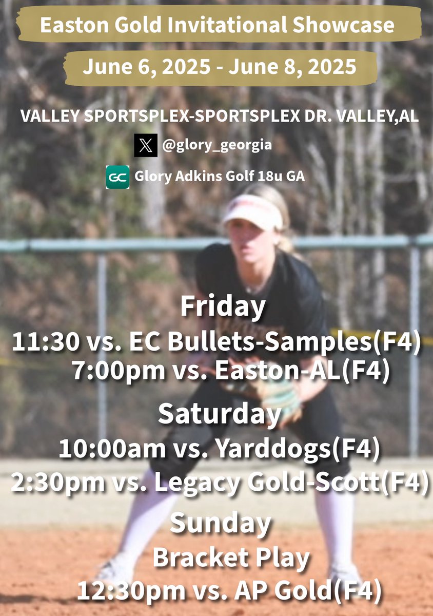 Glory Adkins Gold 18u GA tweet media