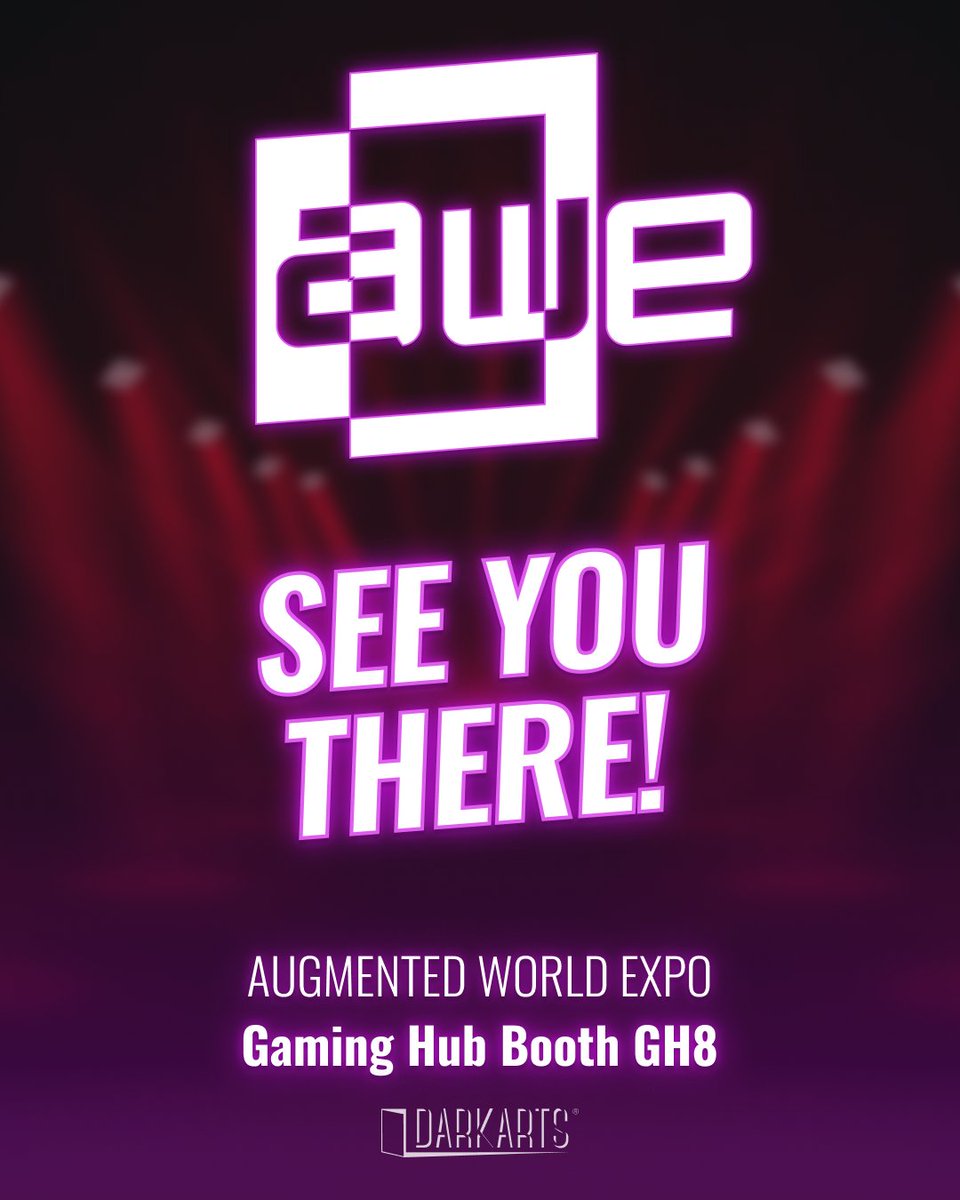 Dark Arts Software (@darkartssw) on Twitter photo With such positive reception at last year’s #AWE, we look forward to sharing advancements & new modes to give players new moves.  
It’s the 16th <a href="/ARealityEvent/">AWE</a>: XR is going mainstream. And so is immersive, virtual partner dance 🪩
Find us! Booth GH8
#FeelingSpatial #AWE2025 With such positive reception at last year’s #AWE, we look forward to sharing advancements & new modes to give players new moves.  
It’s the 16th <a href="/ARealityEvent/">AWE</a>: XR is going mainstream. And so is immersive, virtual partner dance 🪩
Find us! Booth GH8
#FeelingSpatial #AWE2025