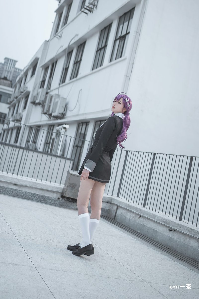 学園アイドルマスター 極月学園 #白草四音 ＃藍井撫子 #賀陽燐羽 制服