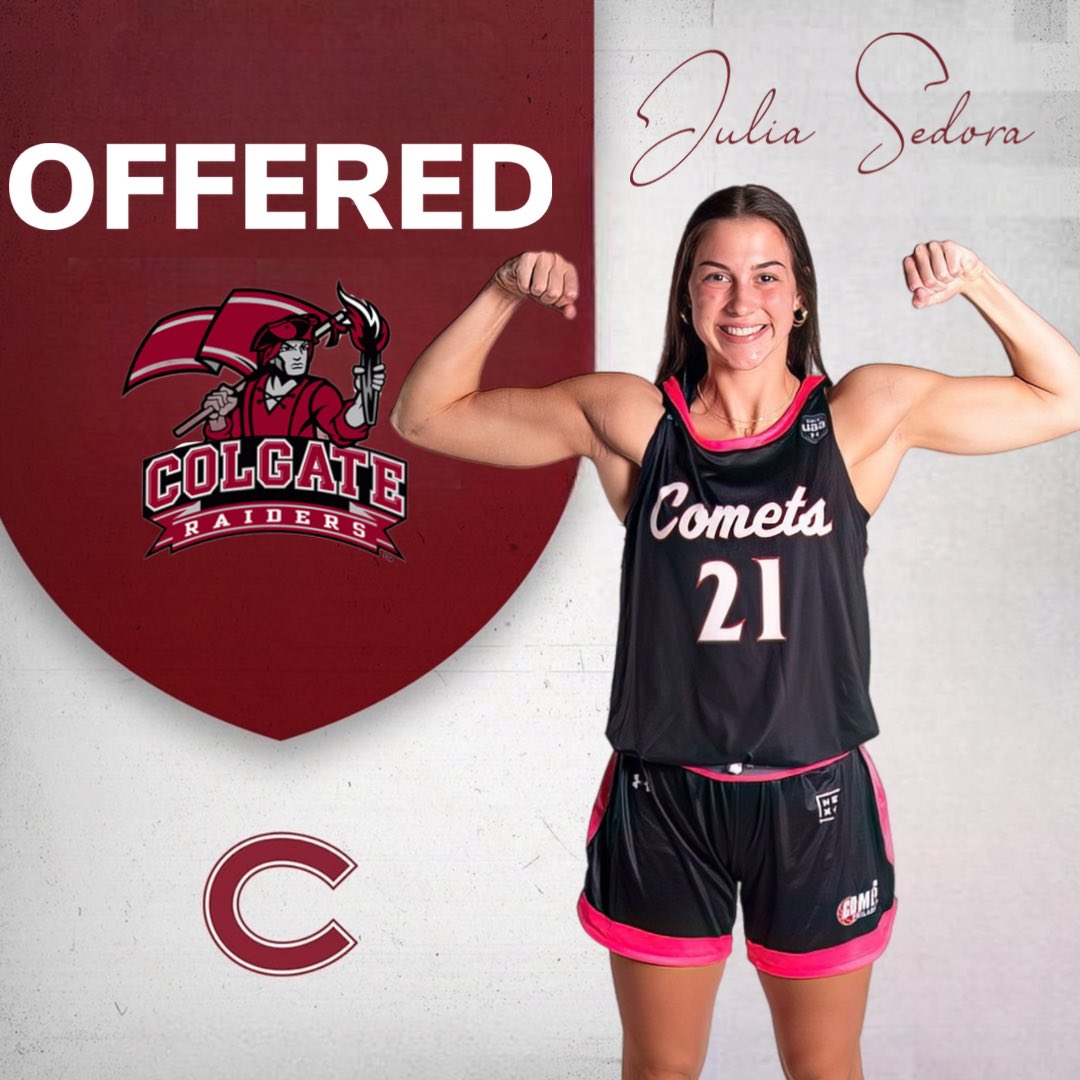 Comets Basketball (@cometsballers) on Twitter photo Congrats to our <a href="/JuliaSedora12/">Carolyn Sedora</a> on her offer from <a href="/ColgateWBB/">Colgate Women’s Basketball</a>
<a href="/UANextGHoops/">Girls UAA</a> <a href="/SelectEventsBB/">Select Events Basketball</a> Congrats to our <a href="/JuliaSedora12/">Carolyn Sedora</a> on her offer from <a href="/ColgateWBB/">Colgate Women’s Basketball</a>
<a href="/UANextGHoops/">Girls UAA</a> <a href="/SelectEventsBB/">Select Events Basketball</a>