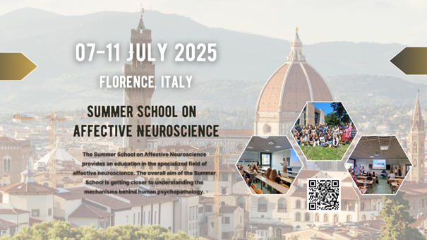 theCINP's tweet image. 🌟 Join the 2025 Summer School on Affective Neuroscience in Florence! 🌟
📍 Florence, Italy
📅 7-11 July 2025
🔗 More info: aanmelder.nl/afn2025
Connect with experts, expand your network, and shape the future of affective neuroscience. Apply now!
#Neuroscience