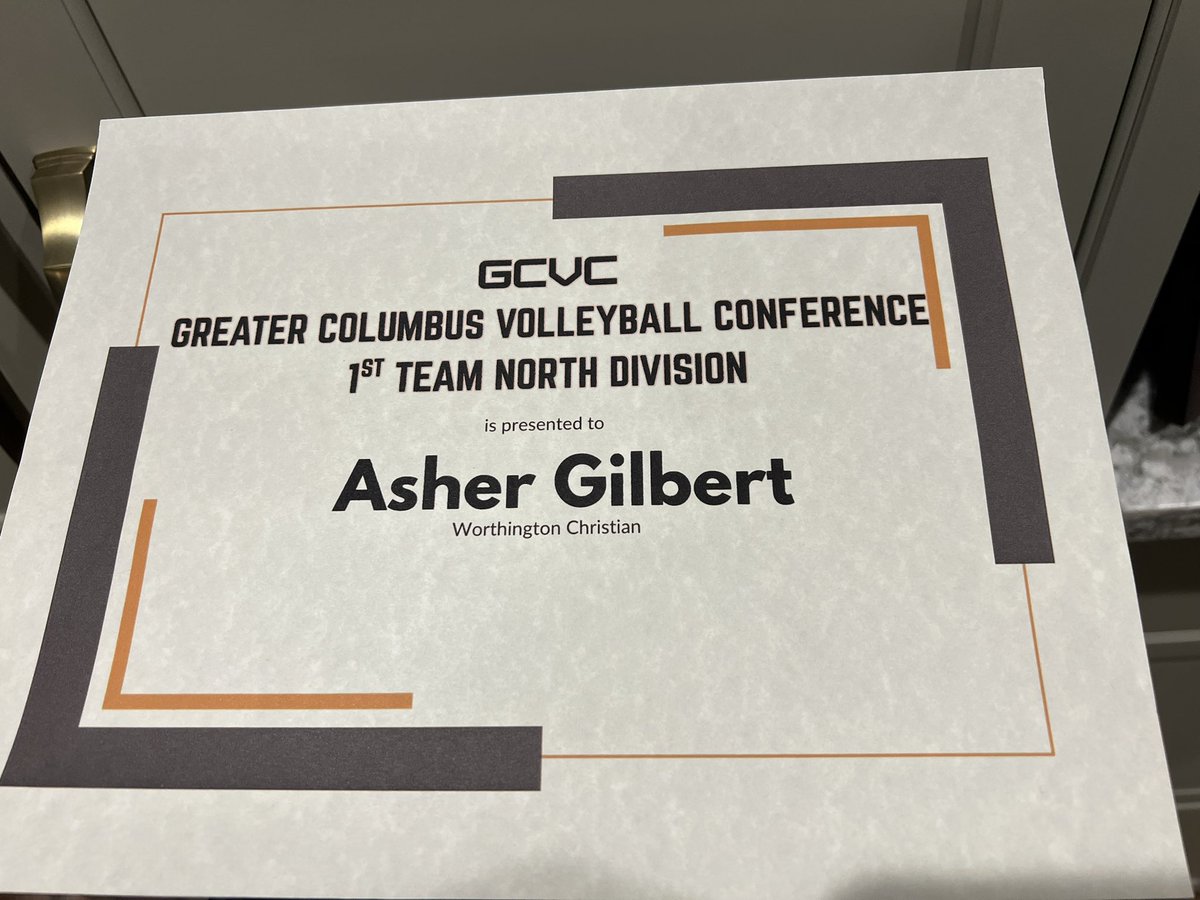 Ashbearakov's tweet photo. WC boys VB -#4, OH, varsity letter, 1st Team North Division, Leadership award, Bros, fun first season in the books 🏐 😃 https://t.co/UZq1lYXFLA