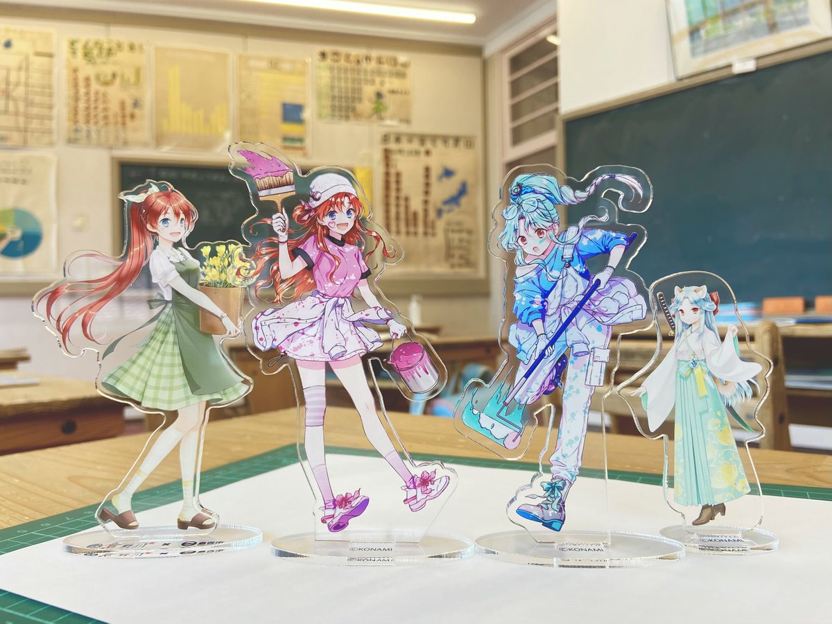 enkeigekijyou's tweet photo. 【ここなつ誕新商品】
アクリルスタンドは高さ約130〜140mm

八犬伝シリーズや倉吉パネルシリーズより大きく、倉野川コラボシリーズと同じくらいのサイズとなります🙌

存在感バッチリ！
#ここなつ誕 #円形劇場 https://t.co/EE9N1E8wbc
