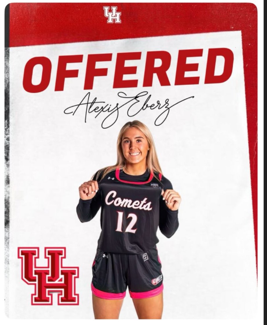 Comets Basketball (@cometsballers) on Twitter photo Congrats to <a href="/AlexisEberz/">Alexis eberz</a> 2026 on her offer from <a href="/UHCougarWBB/">Houston Women's Basketball</a>
<a href="/UANextGHoops/">Girls UAA</a> <a href="/SelectEventsBB/">Select Events Basketball</a> Congrats to <a href="/AlexisEberz/">Alexis eberz</a> 2026 on her offer from <a href="/UHCougarWBB/">Houston Women's Basketball</a>
<a href="/UANextGHoops/">Girls UAA</a> <a href="/SelectEventsBB/">Select Events Basketball</a>
