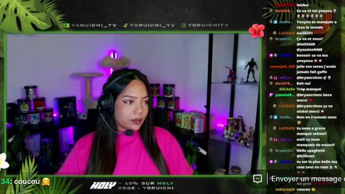 HYoussouf1297's tweet photo. @YoruichiTV était en stream hier soir sur @TwitchFR ! ❤️🥰 https://t.co/LcFRuY2FEL