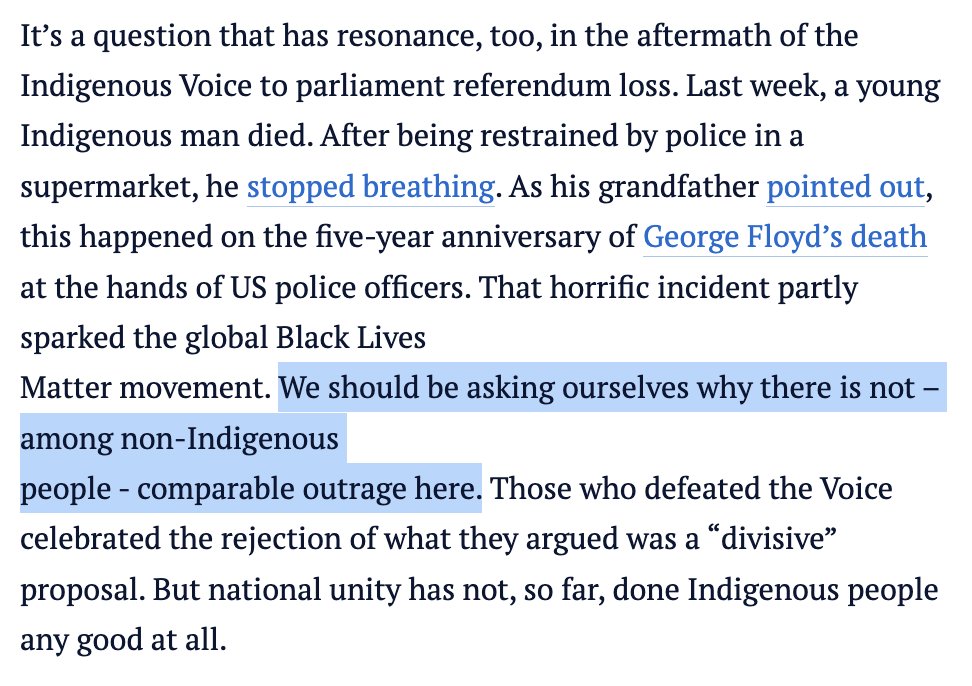 This week's column was about a lot of things, including party discipline and topics not discussed enough and voices outside the parliament. But this is the bit I'd like more people to think about: