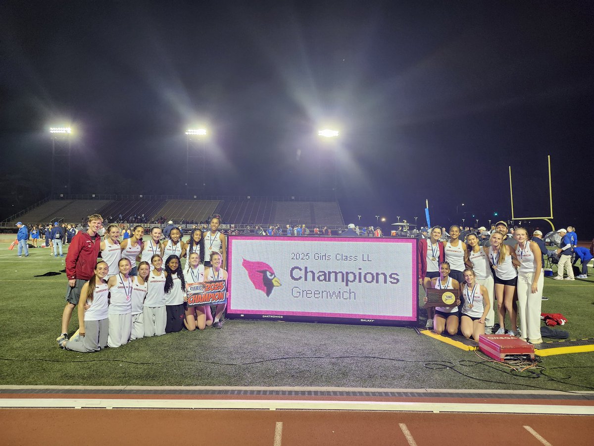 CIAC Sports (@ciacsports) on Twitter photo Greenwich wins its first Girls Outdoor Track State Championship since 1983! Congratulations 🏆#cttrack <a href="/GHS_GoBigRed/">Greenwich Athletics</a> Greenwich wins its first Girls Outdoor Track State Championship since 1983! Congratulations 🏆#cttrack <a href="/GHS_GoBigRed/">Greenwich Athletics</a>