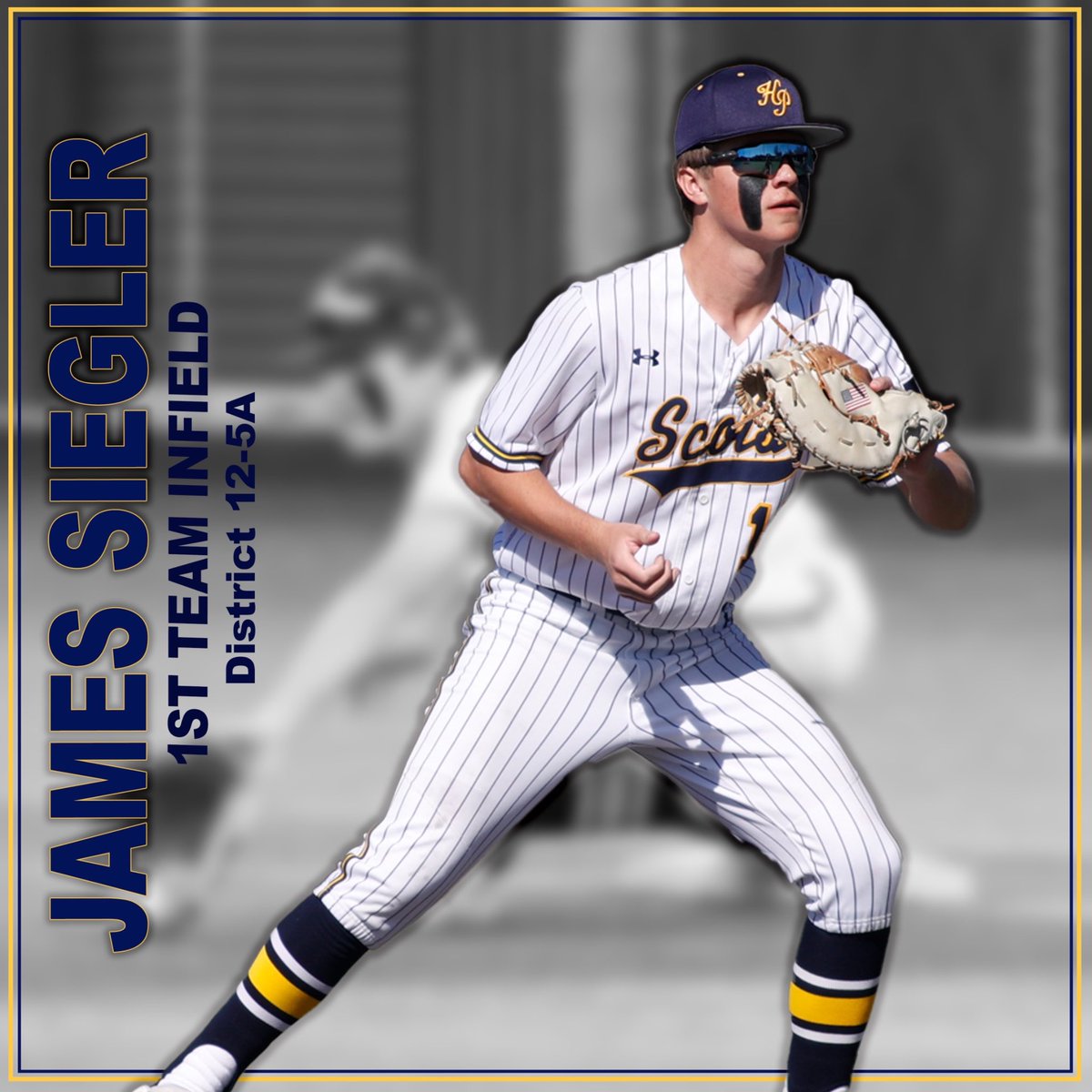 james_siegler23's tweet image. Honored to be named 12-5A first team infield
Stats:
.480 average
1.296 OPS
12 hits
4 doubles
1 HR
10 rbis
8 games played
C/O 28
Season cut short by injury