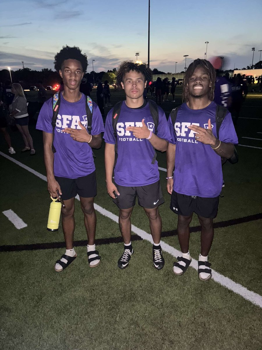 Ty Scott (@tyscott15_) on Twitter photo Had a great camp today <a href="/SFA_Football/">Lumberjack Football</a>! Had fun competing and showing off my skills. Very thankful for the invite! <a href="/CoachTBleil/">Tim Bleil</a> <a href="/CoachCamMckeon/">Coach McKeon</a> <a href="/CoachGunnellSFA/">Nelson Gunnell</a> <a href="/ChrisRossSFA/">Chris Ross</a> Had a great camp today <a href="/SFA_Football/">Lumberjack Football</a>! Had fun competing and showing off my skills. Very thankful for the invite! <a href="/CoachTBleil/">Tim Bleil</a> <a href="/CoachCamMckeon/">Coach McKeon</a> <a href="/CoachGunnellSFA/">Nelson Gunnell</a> <a href="/ChrisRossSFA/">Chris Ross</a>