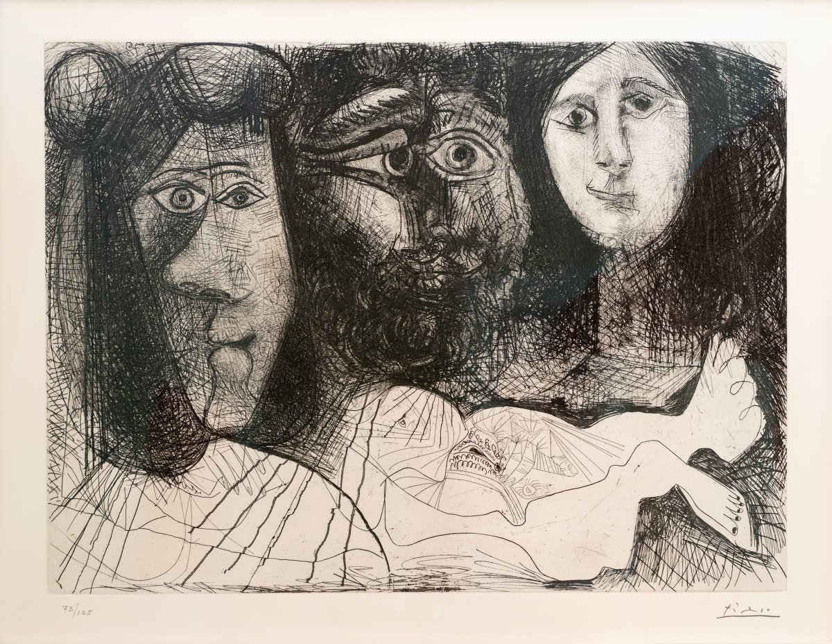 パブロ・ピカソの銅版画 
