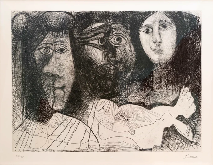 パブロ・ピカソの銅版画 