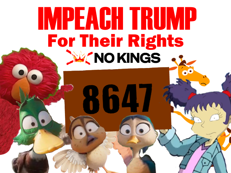 frawlies's tweet photo. Just Preparing For A Rally On June 14th
#NoKingsDay #ImpeachTrump #ImpeachTrumpNow #protest #rights #june14th #elmo #sesamestreet #pbs #Migrationmovie #Migration #illumination #illuminationentertainment #Dax #daxmallard #Gwen #gwenmallard #kim #isabelamerced #kimi #kimifinster https://t.co/pQFP12vzZ6