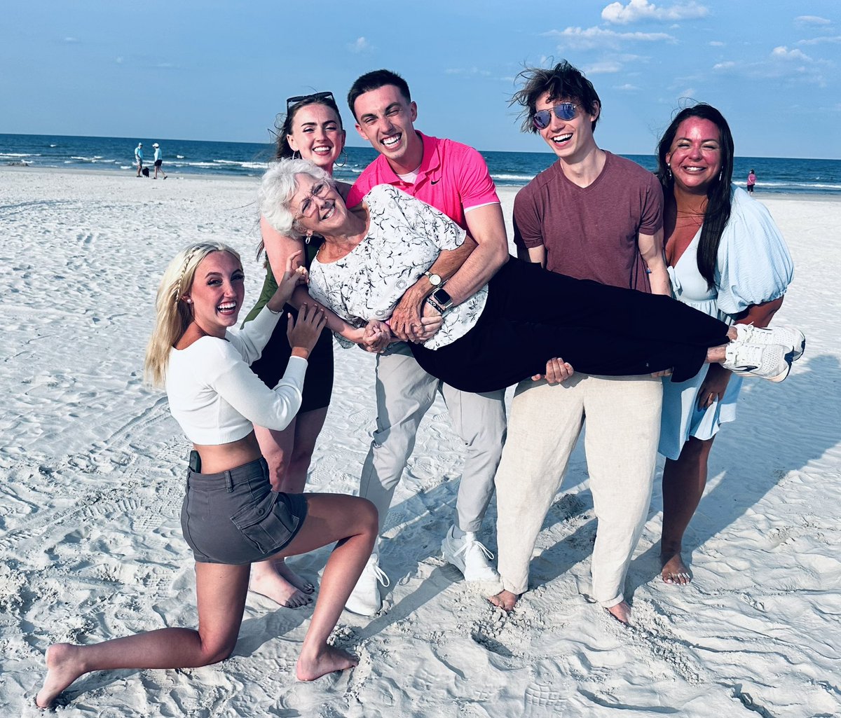My kids have one grandparent left- my mom- and they love her to pieces.  That is genuine happiness all around. ❤️