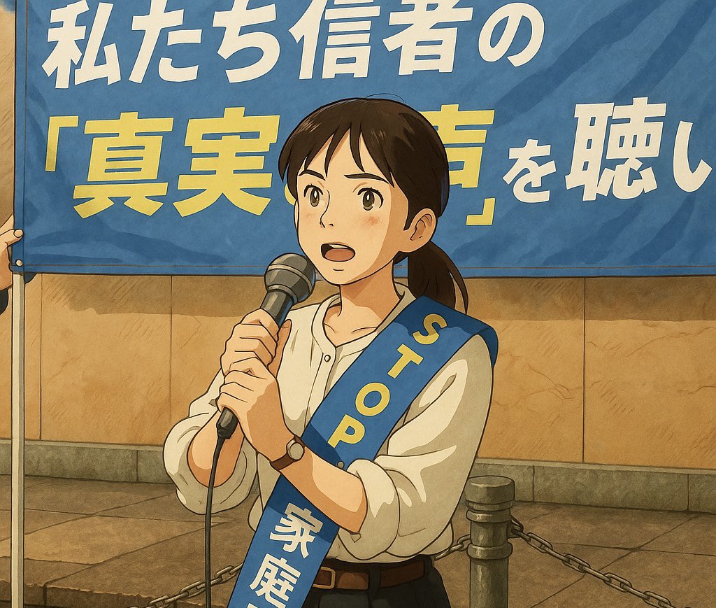 家庭連合の二世です

先日､遊説をしました

私が今できることを精一杯やりたいという思いでマイクを握りました

#世界に届け二世の声 
#旧統一教会　#家庭連合がんばれ