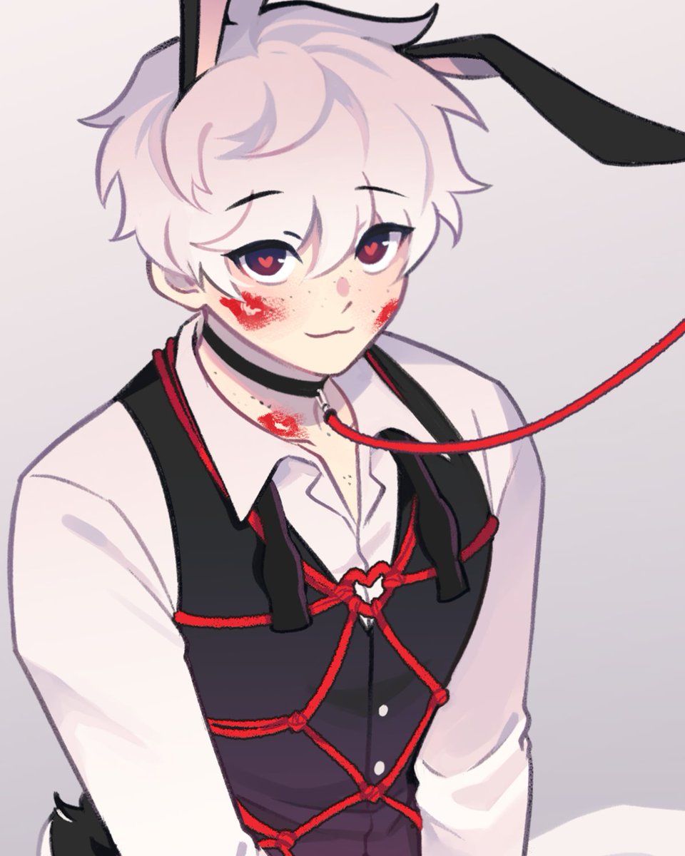 refrainbow's tweet photo. COME OR ELSE 💋🐰🔪 https://t.co/cx5XfBRg70