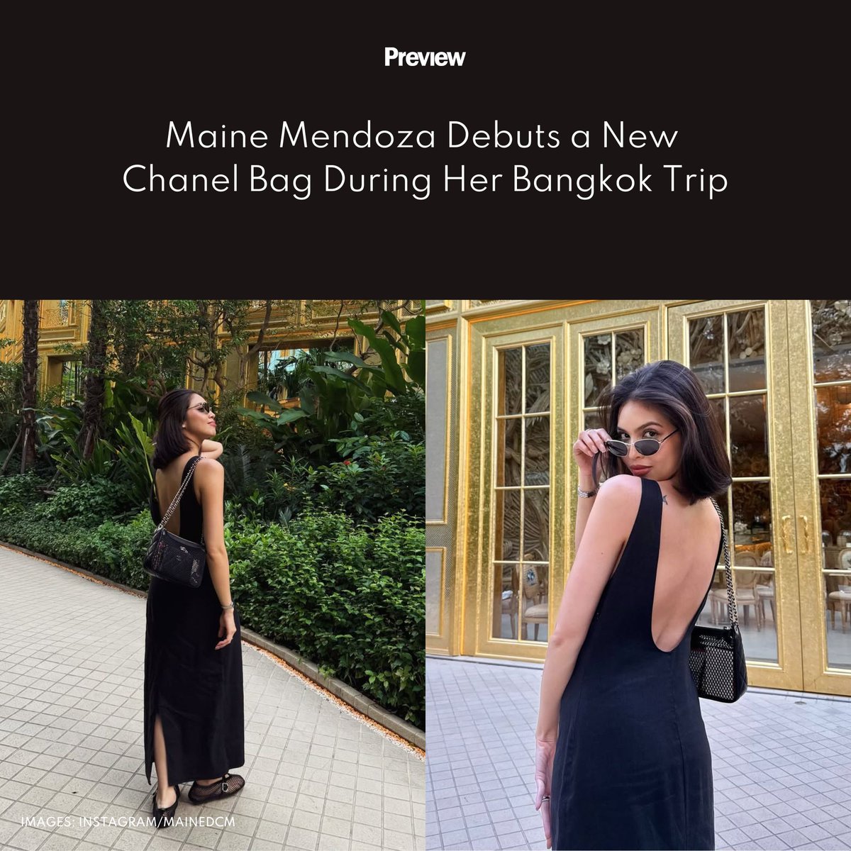 It's #MaineMendoza's latest addition to her already impressive collection of #Chanel purses!

Get a closer look at the exact piece here: preview.ph/fashion/maine-…