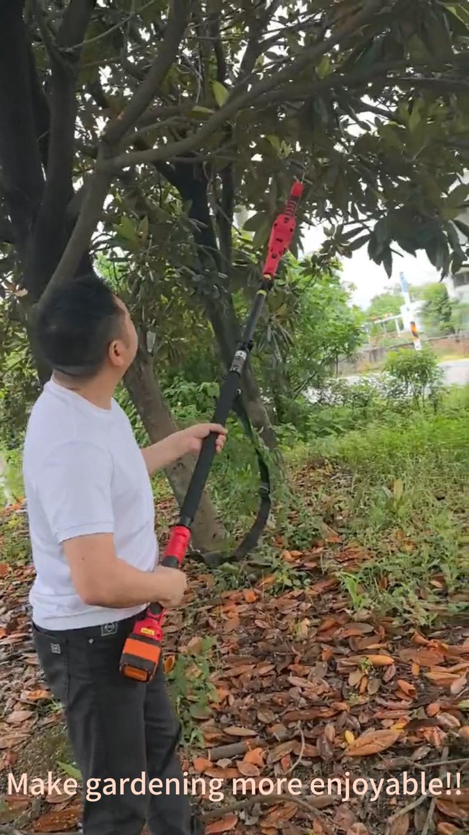 Biaohanhardware's tweet image. Make gardening more enjoyable with our 3M Long electric/powered pruning shears!

#BrushlessCordlessElectricPruningShears$HandPruner #TreeTrimmer# BranchCutter# PruningShears#Gardeningtools#
