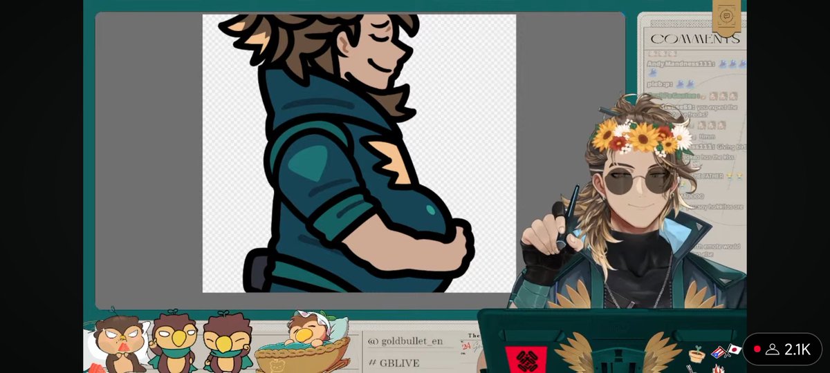 Craziest lore drop this stream (non-verbatim)
💬:whose baby is it?
🦅: its a joint effort, it's either 🦖 or💢, I don't think ♾️ has the power to make me pregnant