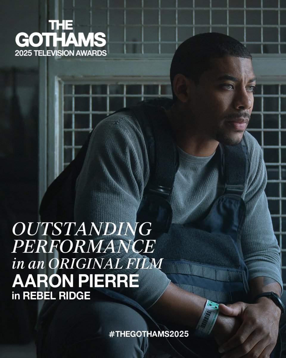 Filmy Hype (@filmy_hype) on Twitter photo Aaron Pierre wins Outstanding Performance in an Original Film at the 2025 Gotham TV Awards for ‘REBEL RIDGE’
#RebelRidge <a href="/weare_thegotham/">The Gotham Film & Media Institute</a> Aaron Pierre wins Outstanding Performance in an Original Film at the 2025 Gotham TV Awards for ‘REBEL RIDGE’
#RebelRidge <a href="/weare_thegotham/">The Gotham Film & Media Institute</a>