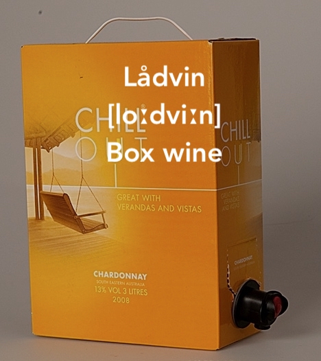 SpeakSwedish's tweet photo. #Swedish word of the day: #Lådvin (box wine, bag-in-box wine) is quite popular in Sweden (still). What's your opinon about wine in a box? 🍷🧐
#baginbox https://t.co/yOzFhMvCJw