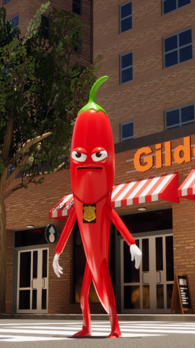 GoatFishStudios's tweet photo. Hotshot Habanero on duty 🌶️
Guards wear the badge. Their job? Get that delivery truck through—no matter what.

Link in bio.

#BattleFoodMania #indiegames #VideoGameCharacter #GuardLife #SpicyHero https://t.co/Y8CrW4xbCX